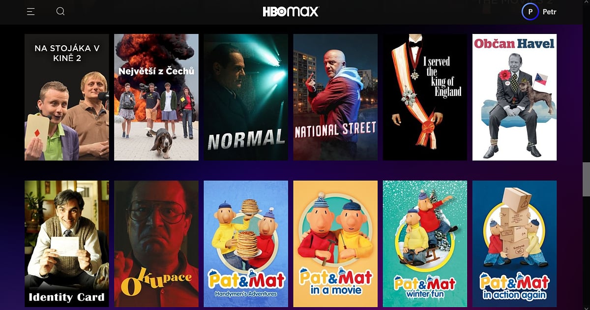 HBO Max – sekce „Lokální produkce“