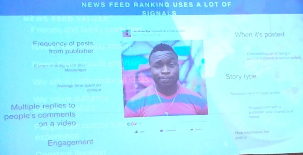 Doporučení Facebooku pro zařazování v newsfeedu