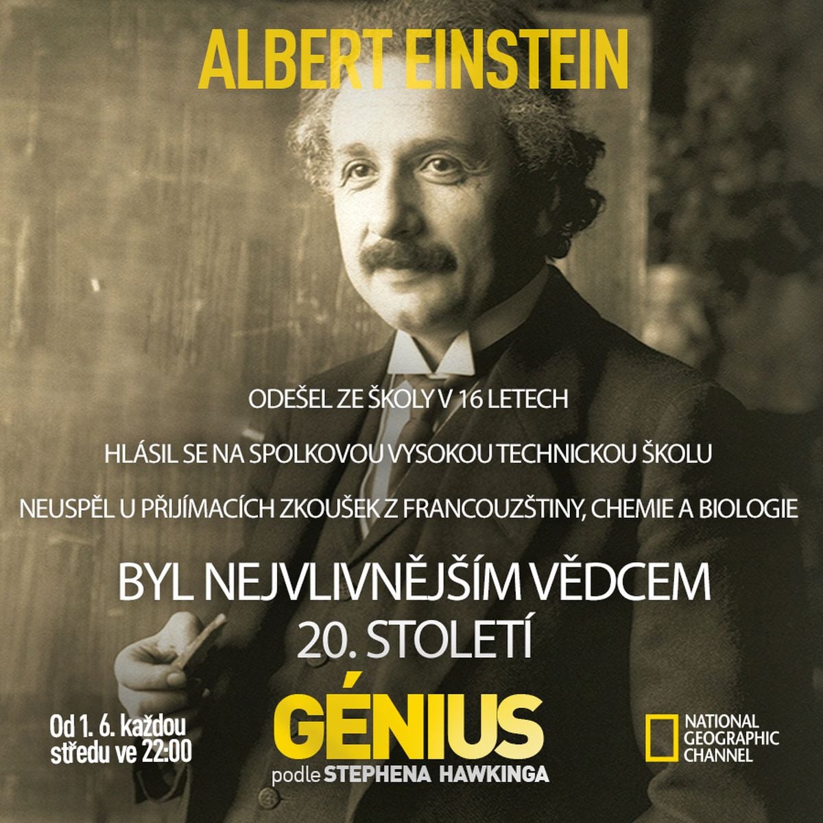Génius podle Stephena Hawkinga, seriál National Geographic Chann