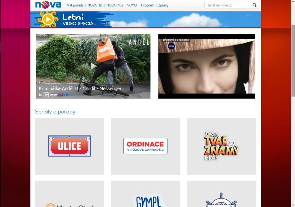 Nova - Letní speciál 2016 - Windows 10, Firefox