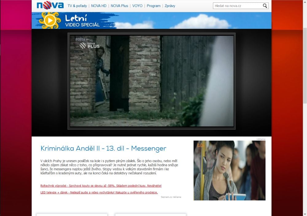Nova - Letní speciál 2016 - Windows 10, Firefox