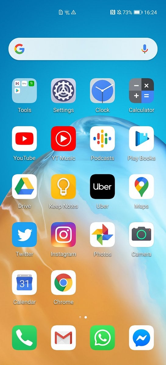Služby a aplikace Googlu na telefonu Huawei P40 Pro