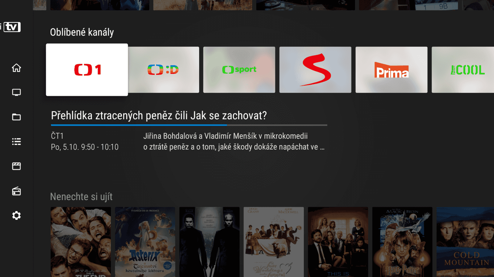 SledováníTV na Amazon Fire TV Stick