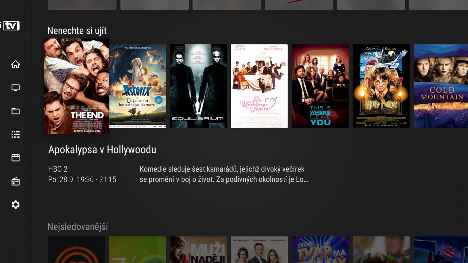 SledováníTV na Amazon Fire TV Stick