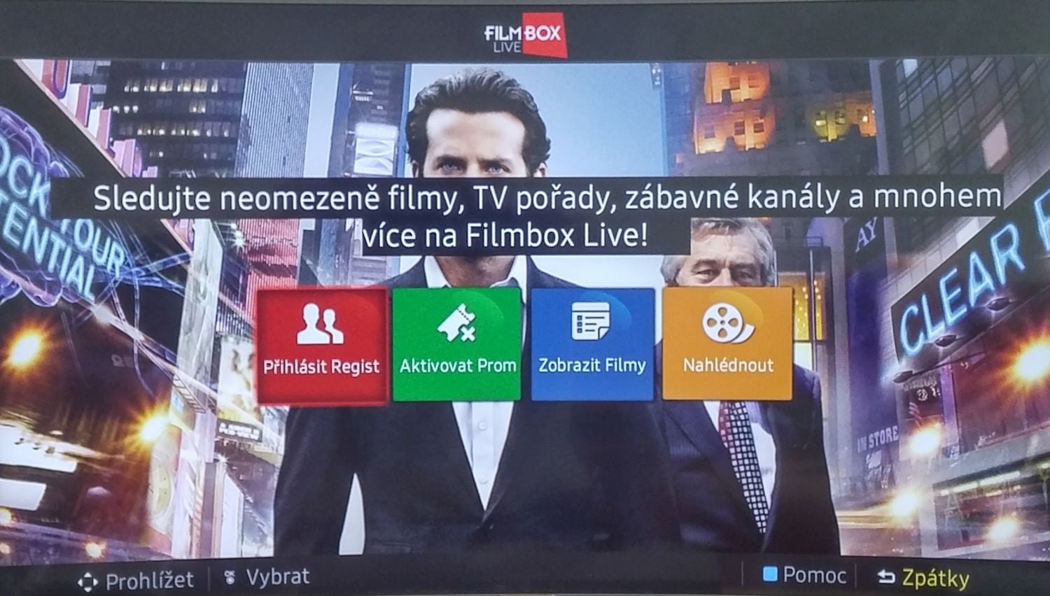 FilmBox Live na Samsung UE49K6372SU
