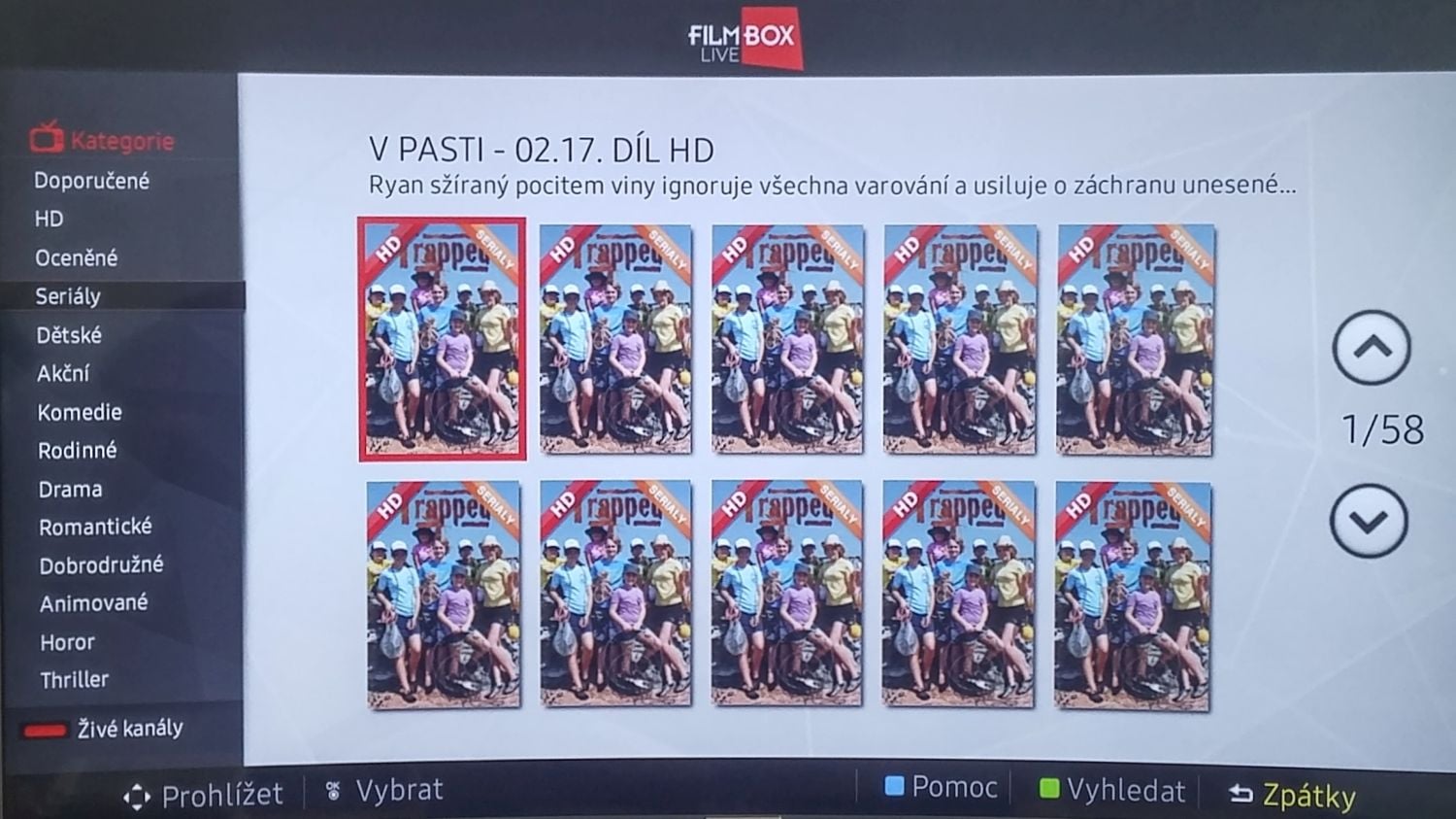 FilmBox Live na Samsung UE49K6372SU