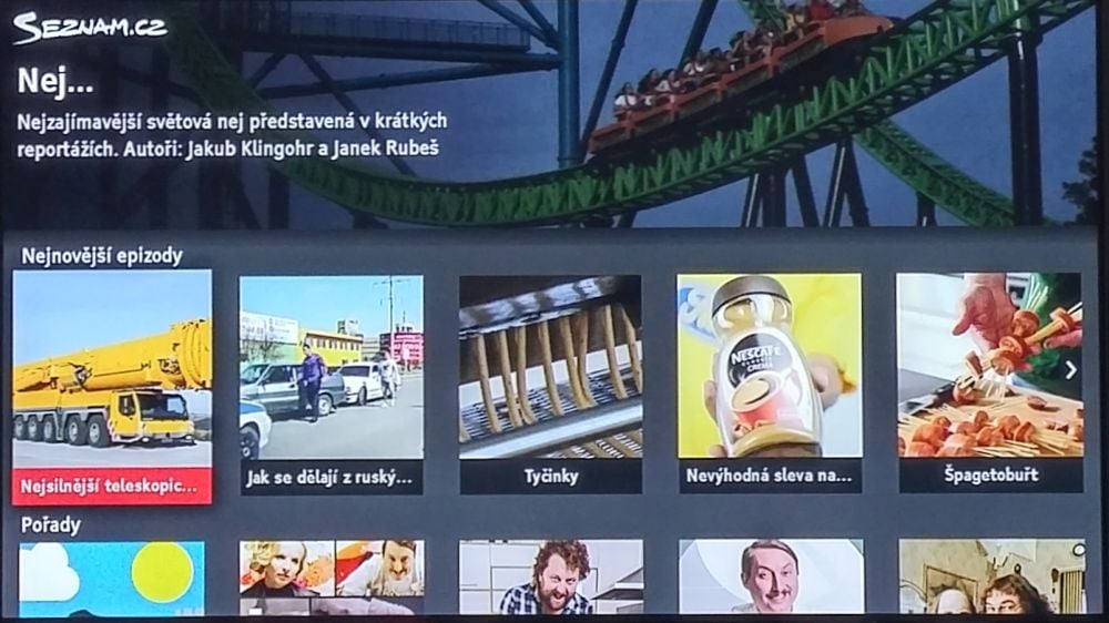 Seznam.cz TV v praxi (HbbTV funkční)