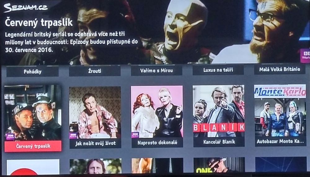 Seznam.cz TV v praxi (HbbTV funkční)