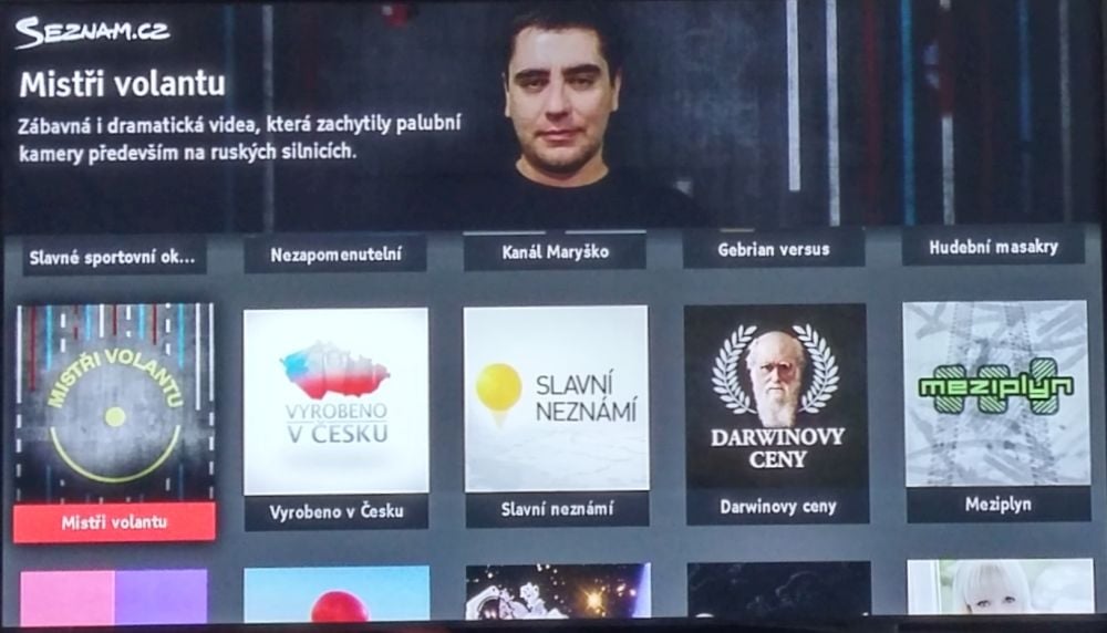 Seznam.cz TV v praxi (HbbTV funkční)
