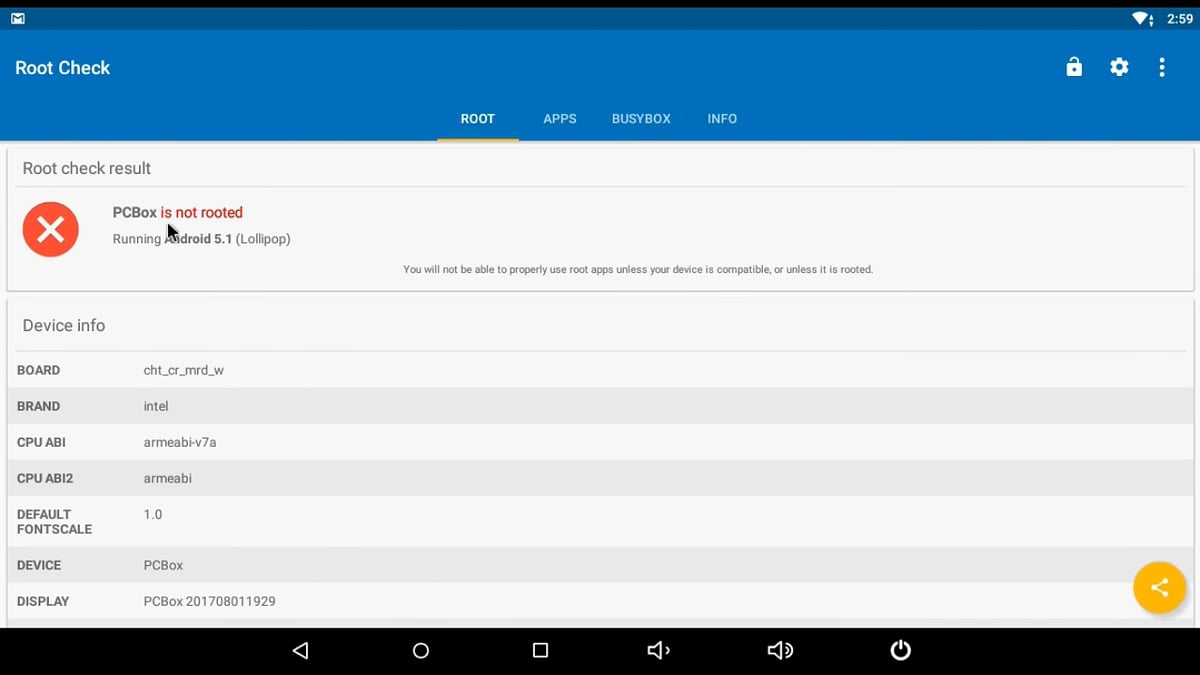 X5 Dual Boot Mini PC - Benchmarky Android