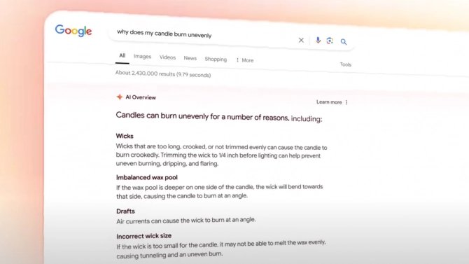 AI - vyhledávání - Google