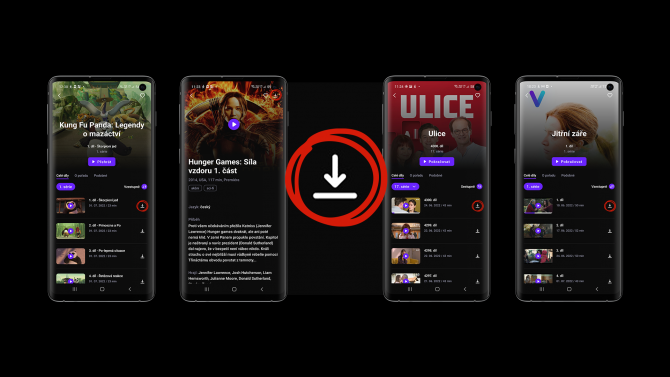 Voyo - offline sledování na Androidu