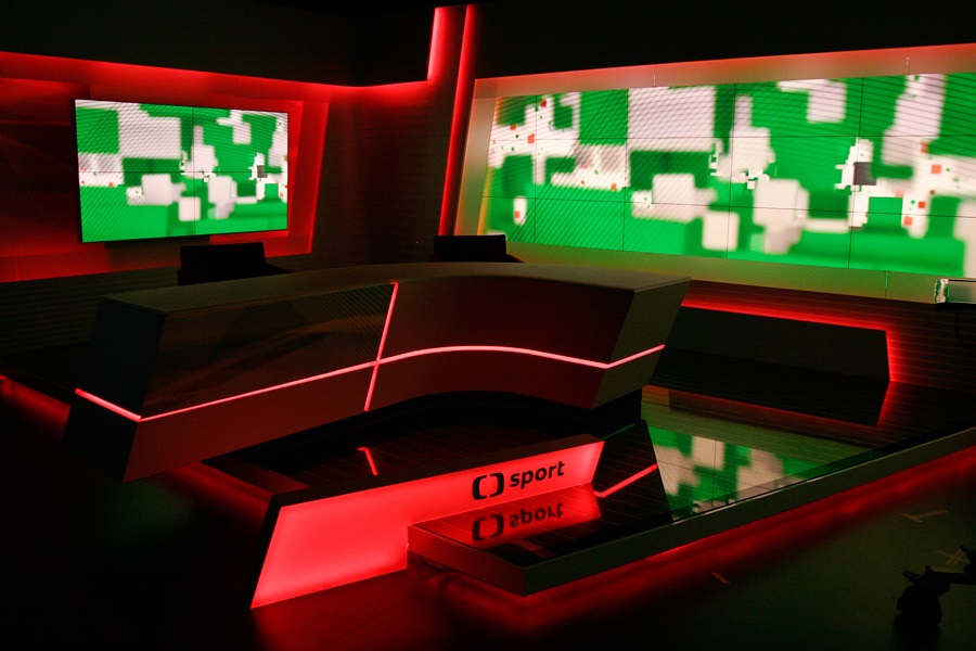ČT Sport - nové studio, srpen 2013