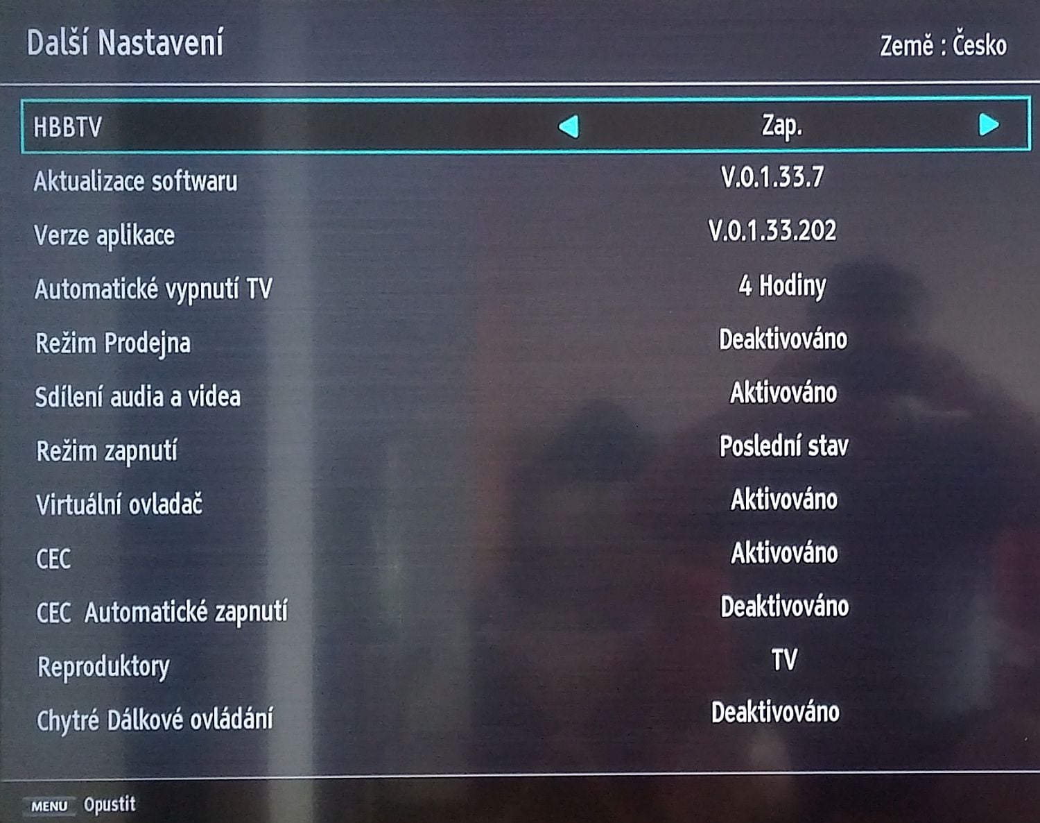 JVC LT-48V953 - menu