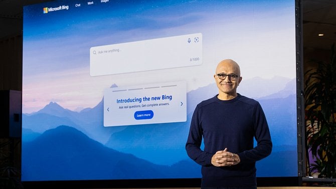 Vyhledávače - Microsoft - Bing - Satya Nadela - AI