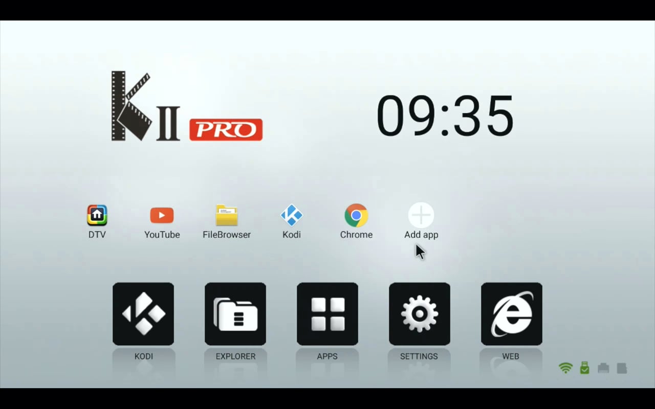 Uživatelské prostředí Mecool a systém
