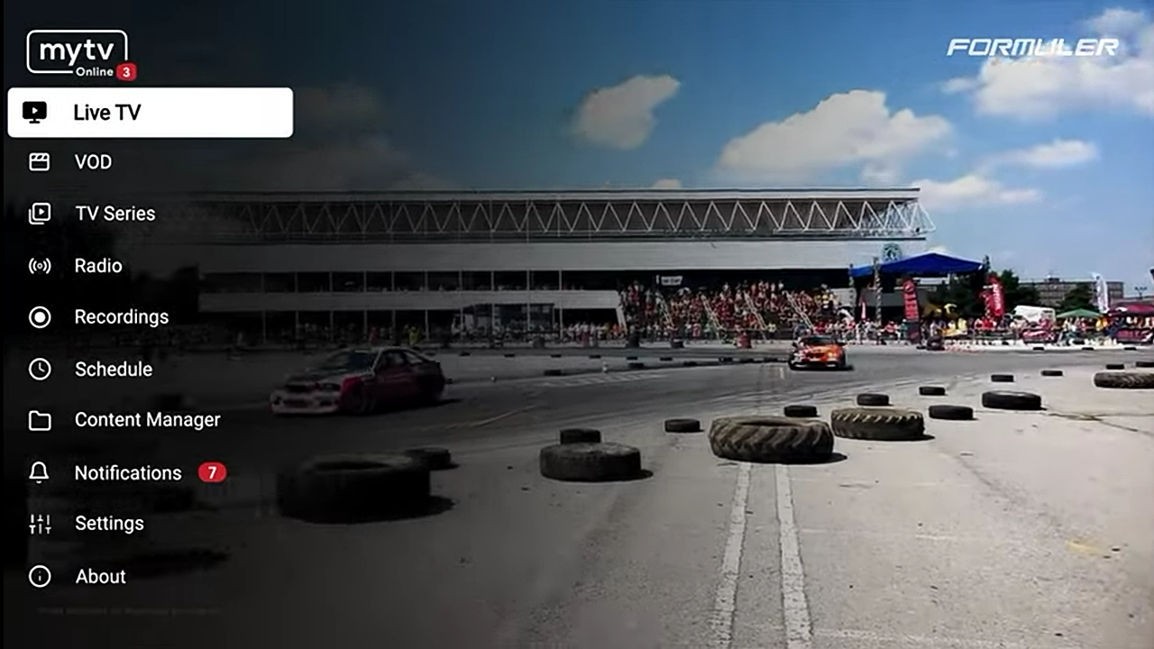 Rozhraní MyTVOnline3