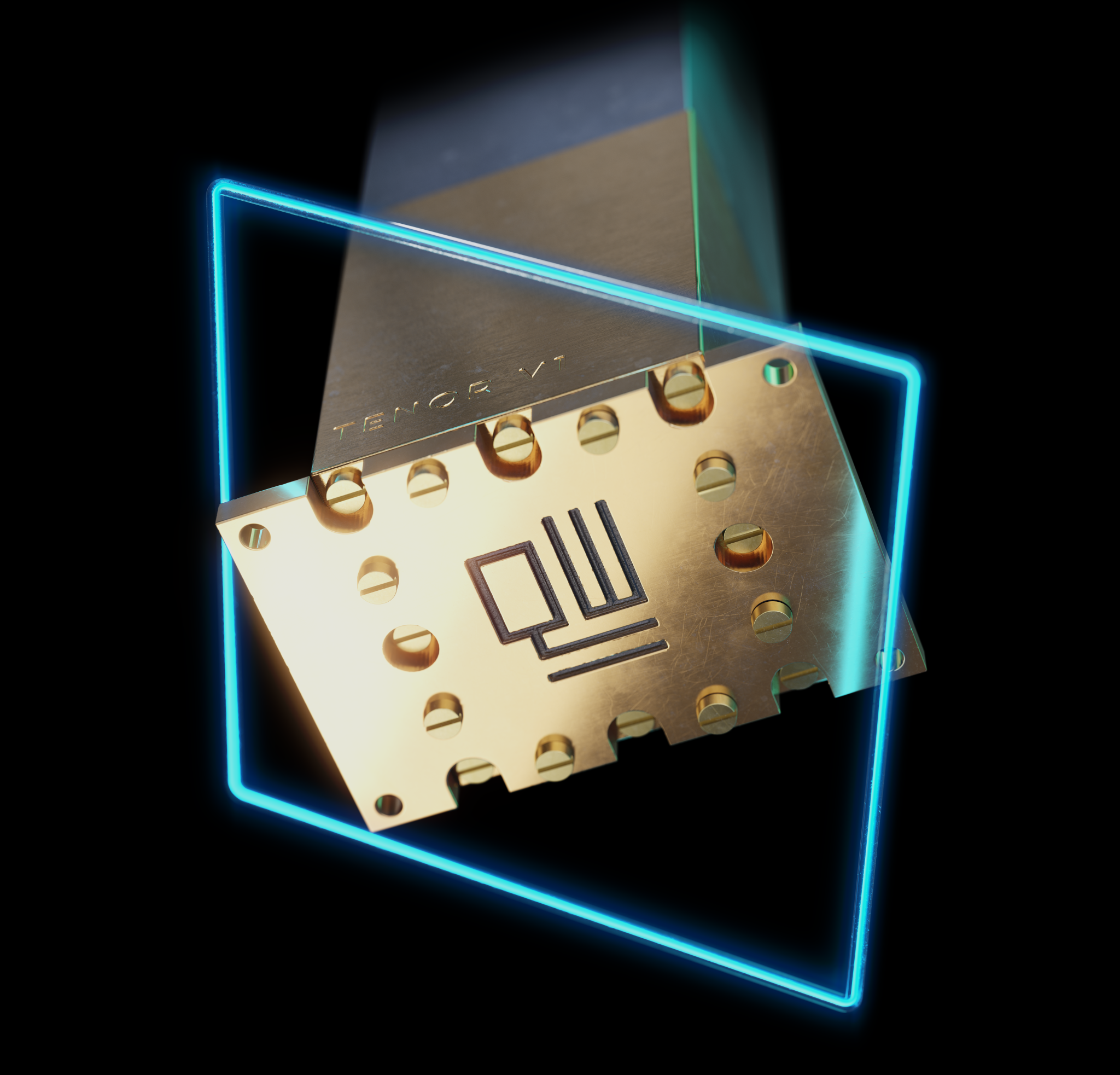 3D supravodivý kvantový procesor QuantWare Tenor s 64 qubity