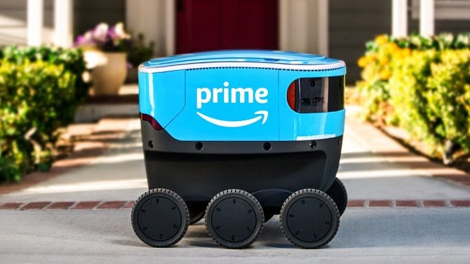 Amazon Scout - autonomní vozítko - robot
