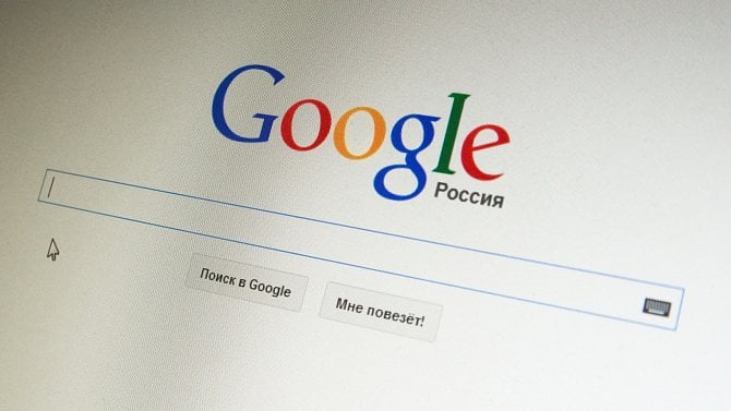 Google - vyhledávání - Rusko