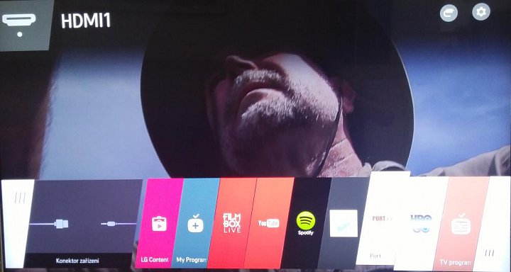 Filmbox u LG 65UF950 s WebOS 2.
