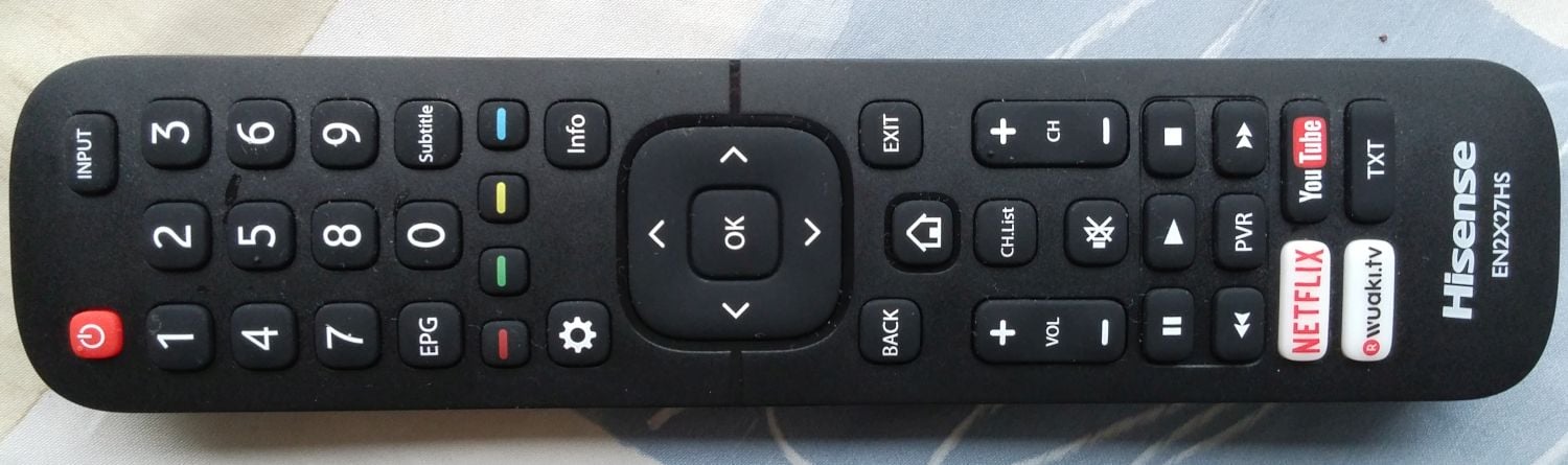 Hisense H43M3000 a H50M3300 - dálka