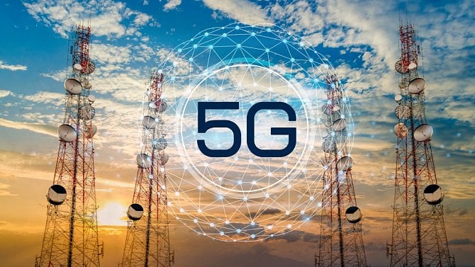 Mobilní síť - 5G - BTS - anténa