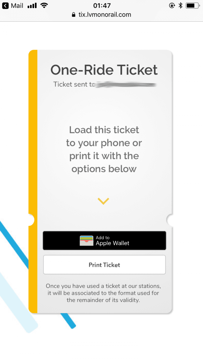 Placení pomocí Google Pay a mobilu v Las Vegas Monorail