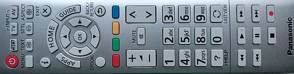 I když menu doznalo změn, a k duhu mu příliš nejde, dálkový ovladač je naštěstí stejný (jen trochu menší) a tudíž výborně čitelný a přehledný. Tohle je letitá výhoda Panasoniku.