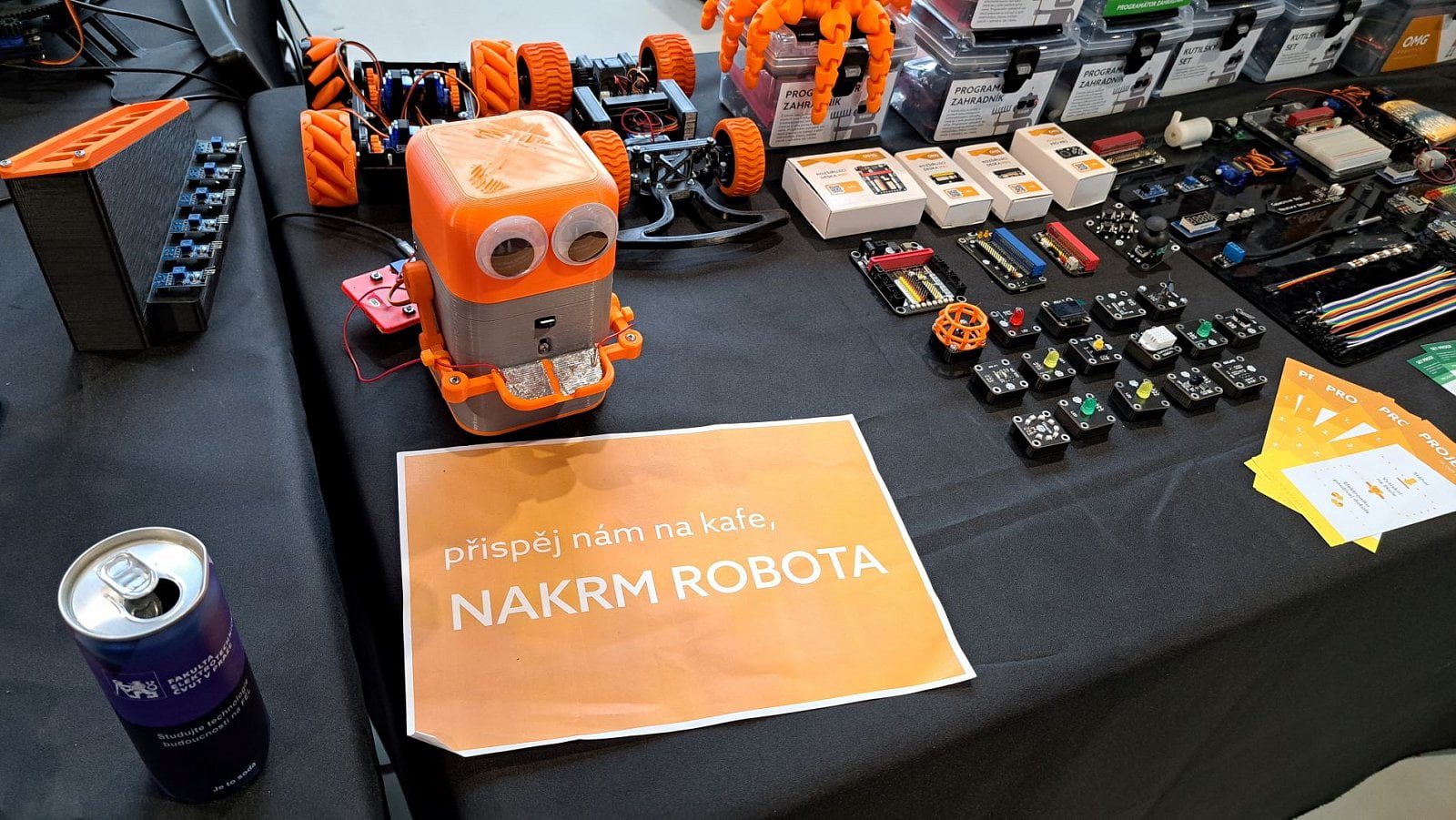 Celý jeden pavilon byl věnován robotice. Roboti dokázali balancovat na dvou kolečkách, vyhýbat se překážkám, ale i vybírat peníze.
