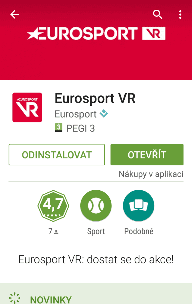 Eurosport VR pro French Open 2016