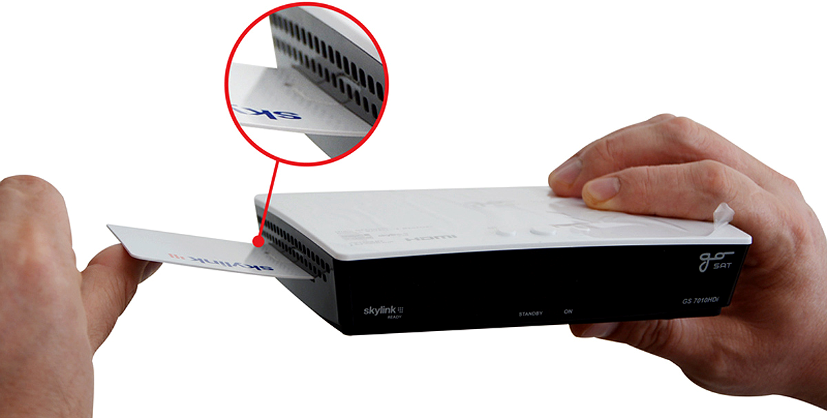 goSAT GS 7060HDi a problém s deformací karet