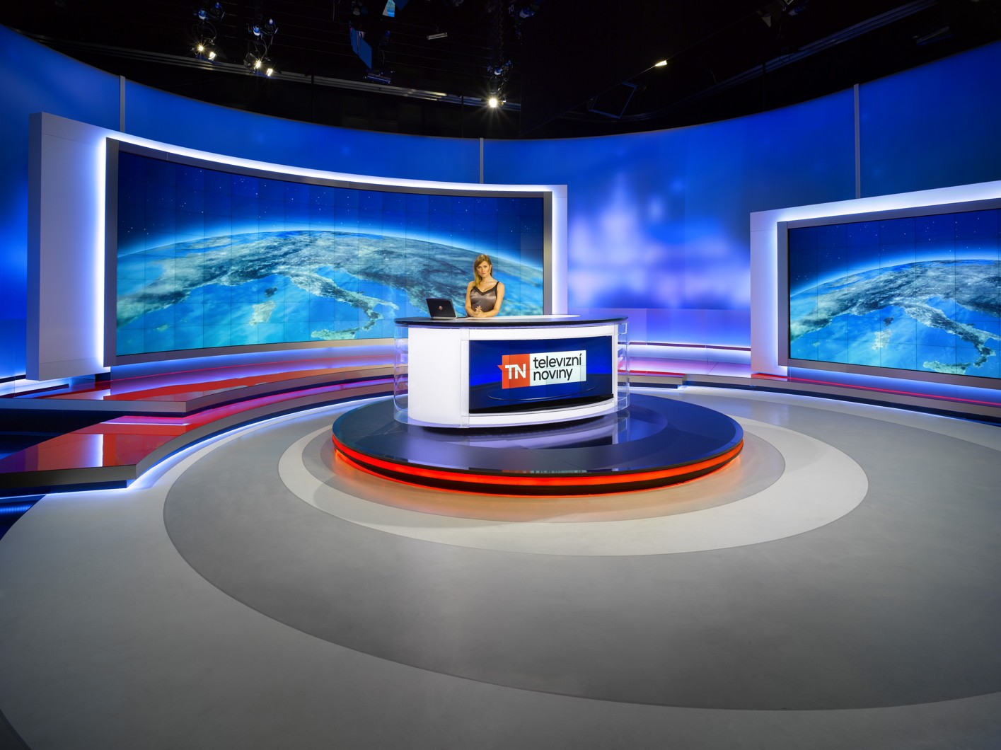 Televize Nova představila nové zpravodajské multifunkční studio