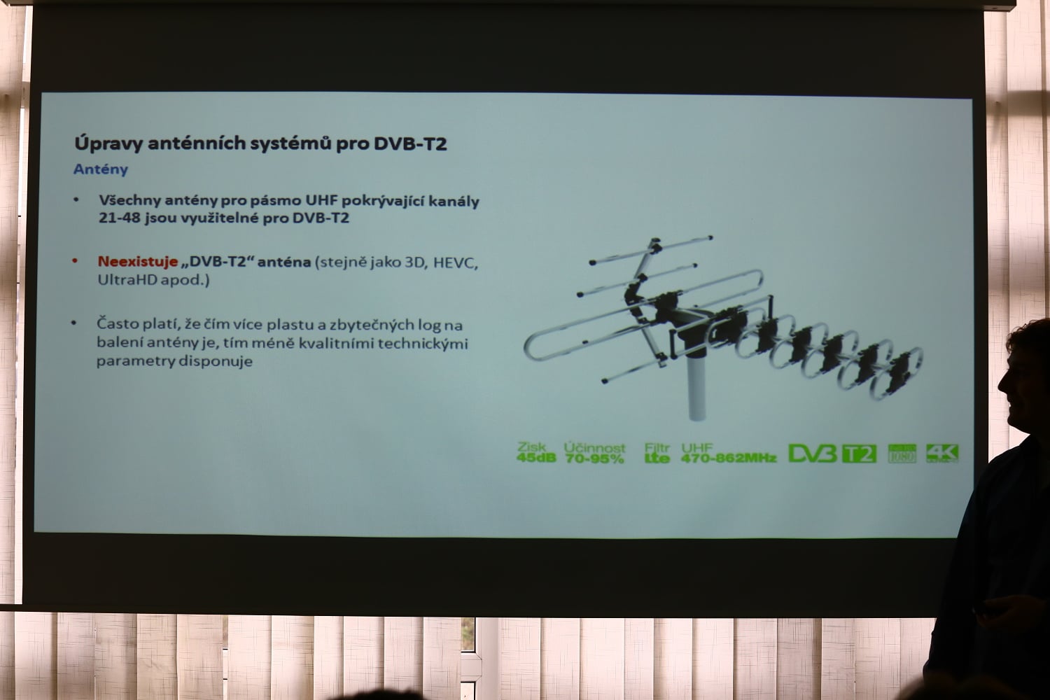 Jakub Melín na semináři Digital Broadcasting