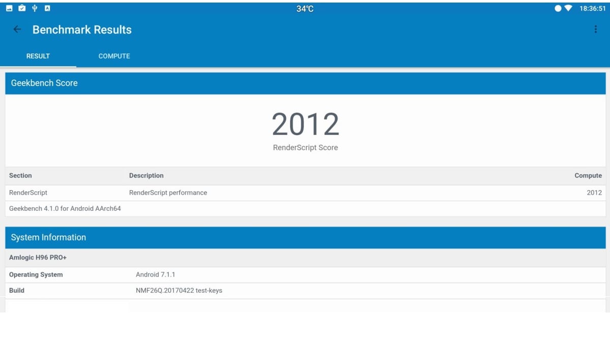 Generický H 96 Pro + - léto 2017 / 3-32 / Android 7.1.1