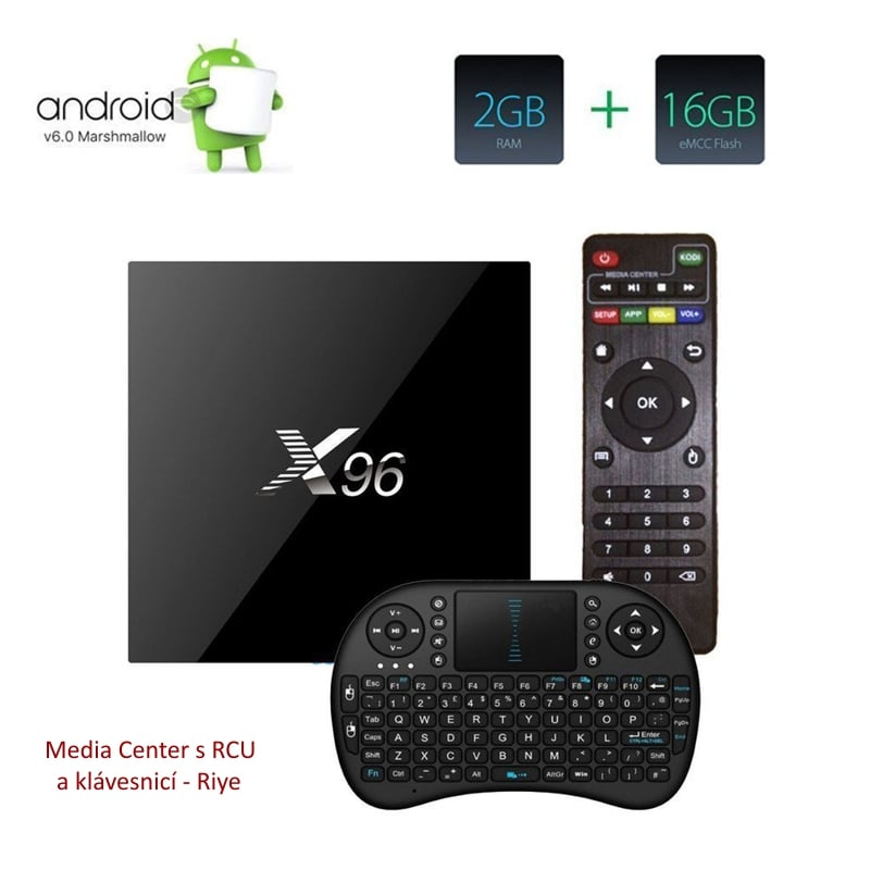 Galerie set-top boxu s klávesnicí