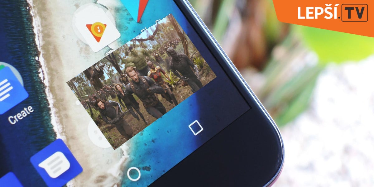 Funkce picture in picture na telefonech se systémem Android 8.0+