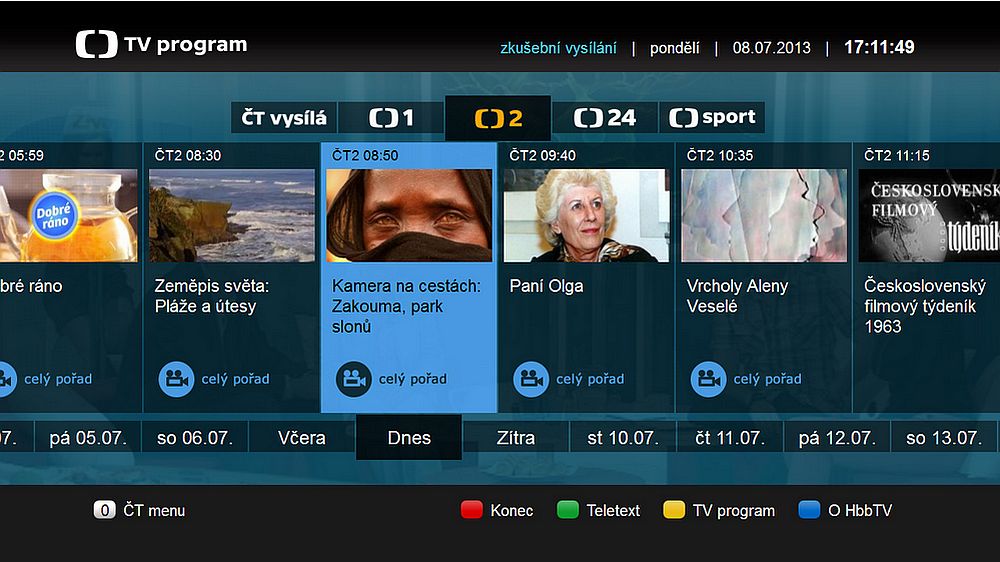HbbTV - ČT