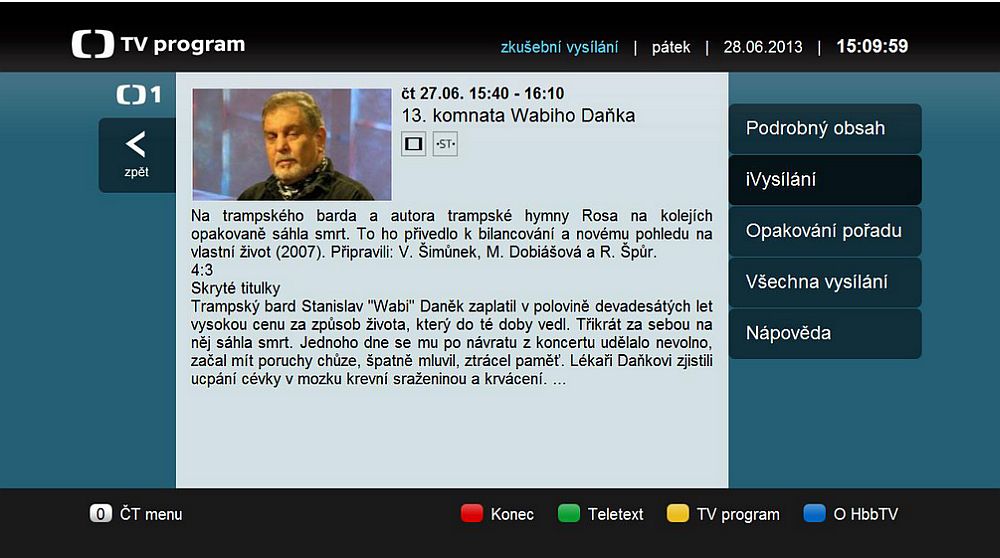 HbbTV - ČT