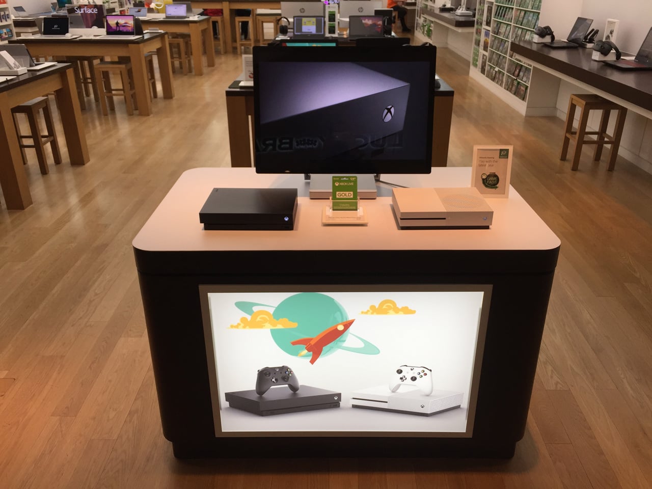 Jak vypadá obchod Microsoft Store v Las Vegas