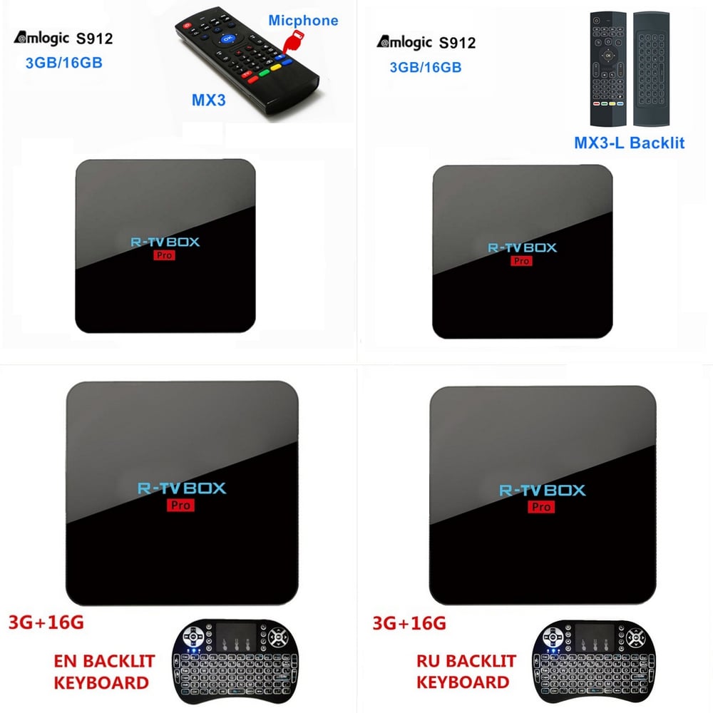 R – TV Box Pro + různé příplatkové periférie