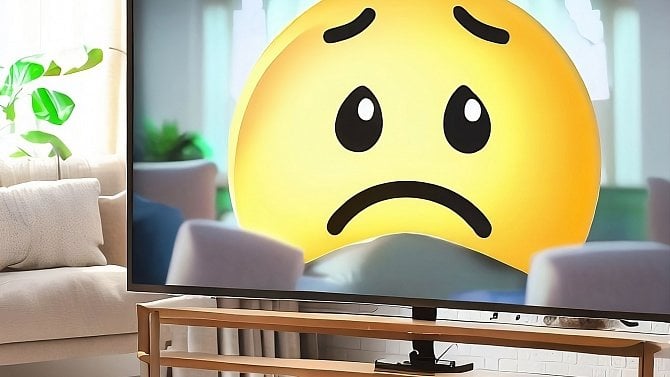 Závada, technický problém, TV bez signálu, televizor, vysílání