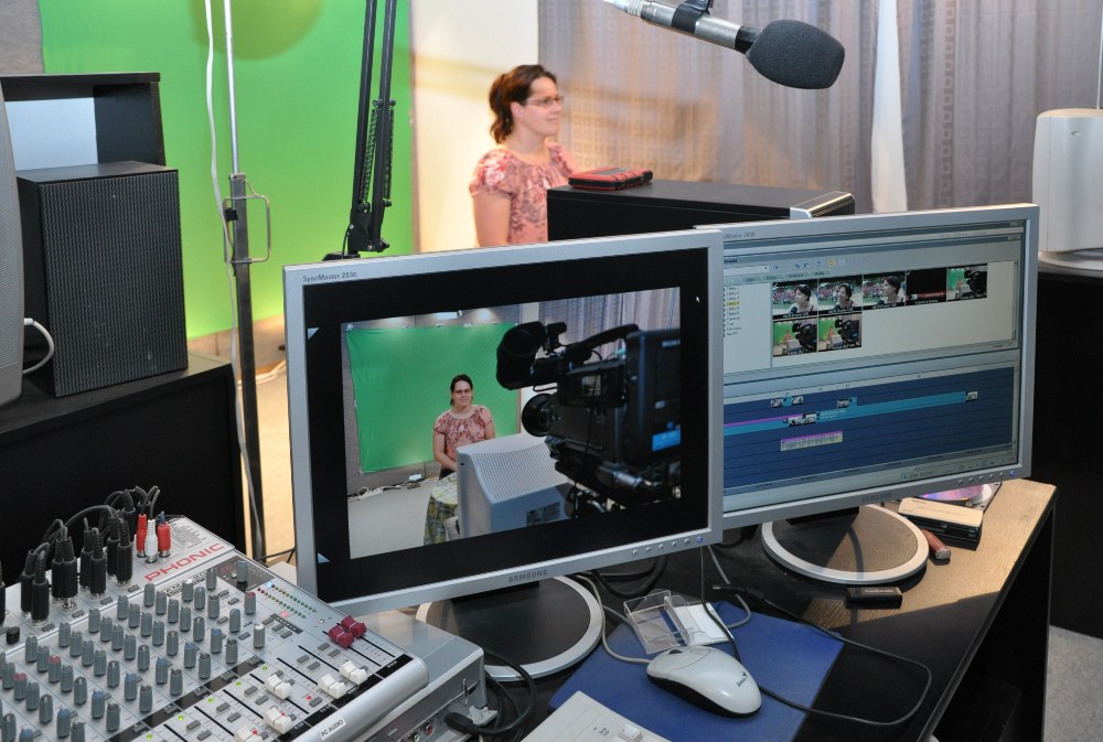 Studio stanice Regia TV v Ústeckém kraji
