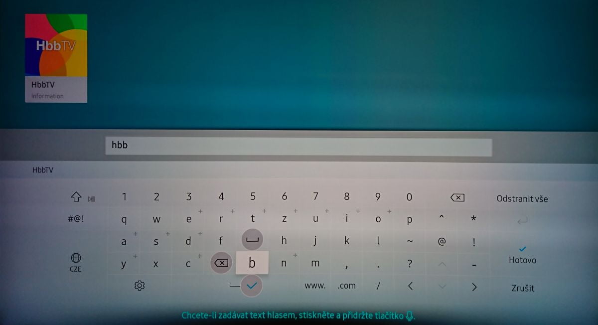 Samsung QLED - HbbTV