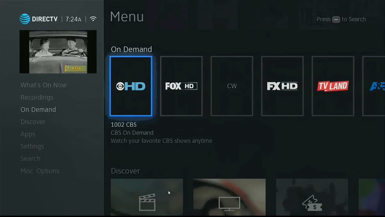 DIRECTV On Demand a Smart Search 1/2