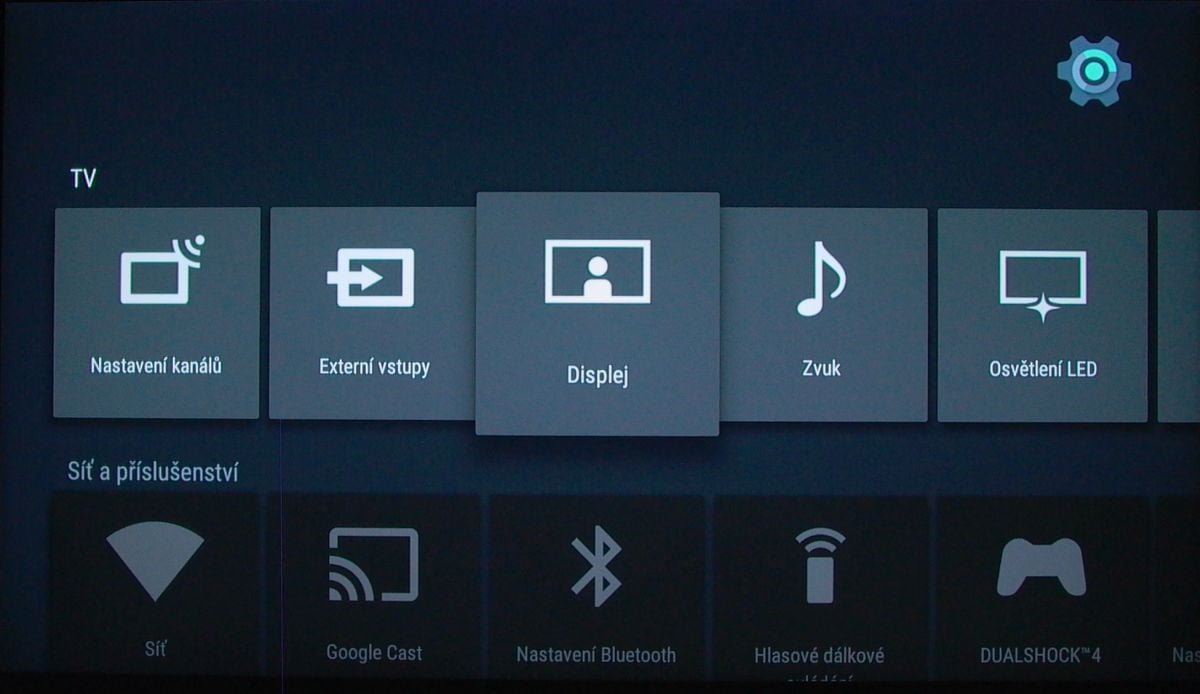 Sony KD-55XD8005 – nastavení