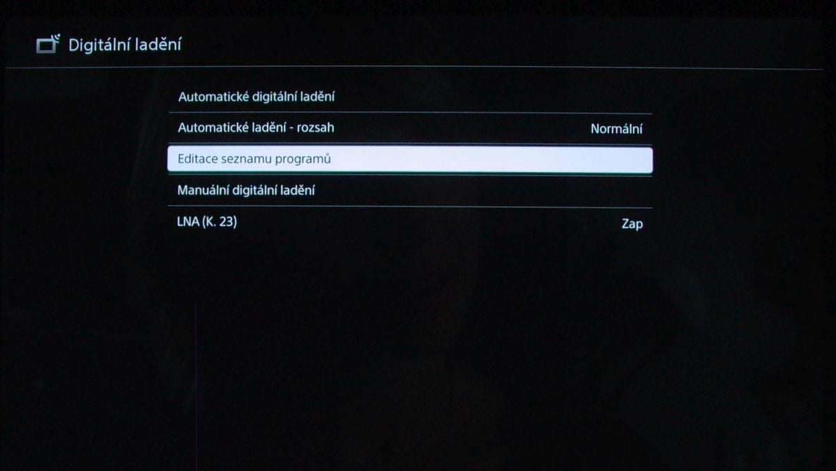 Sony KD-55XD8005 – nastavení