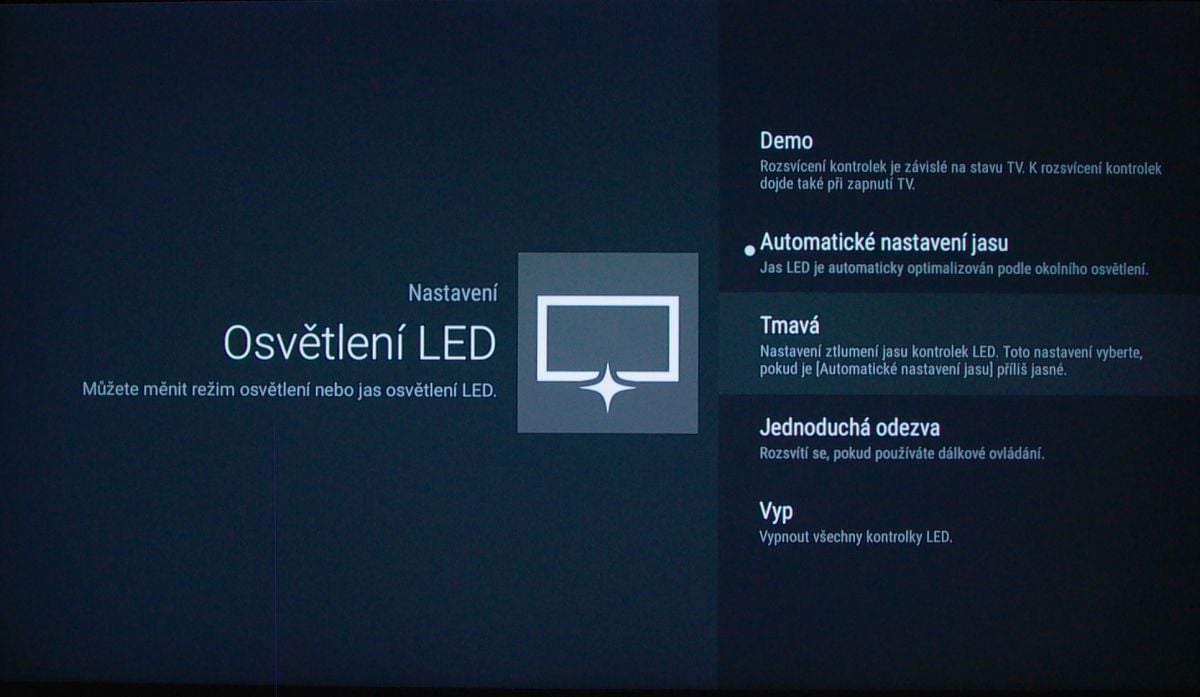 Sony KD-55XD8005 – nastavení