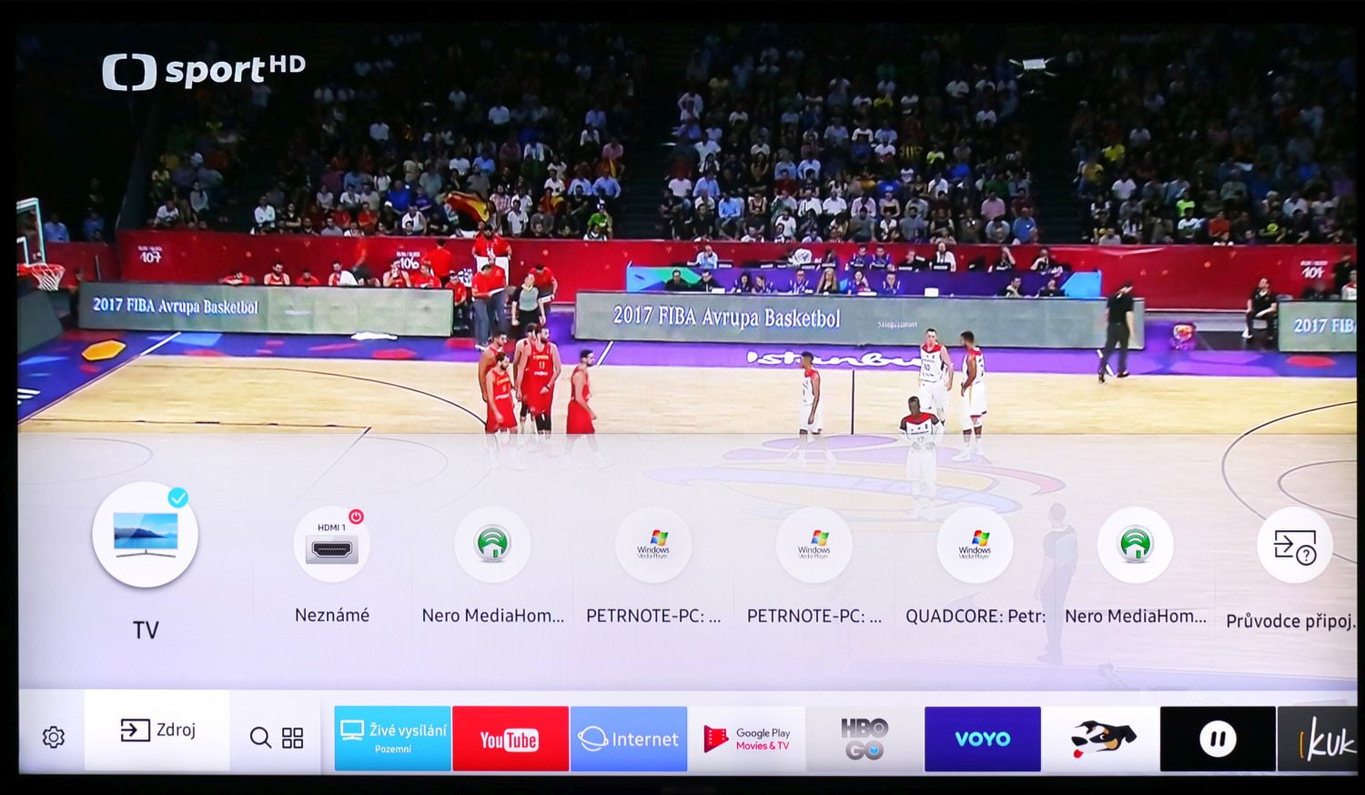 Samsung QE49Q7F - Home