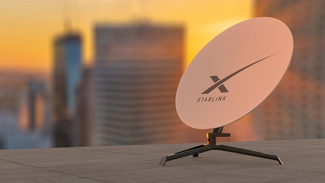 Starlink - satelit - anténa